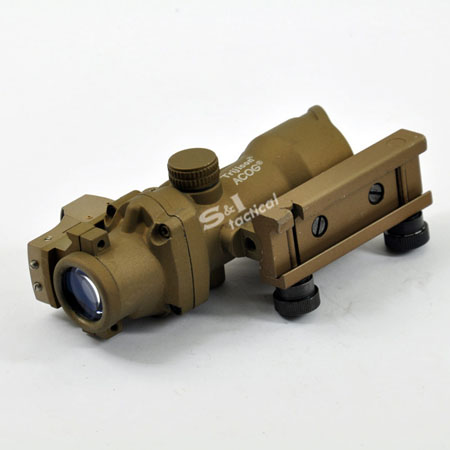 ACOG TA31 Riflescope 4X32 Scope with Auto Red Dot-Tan